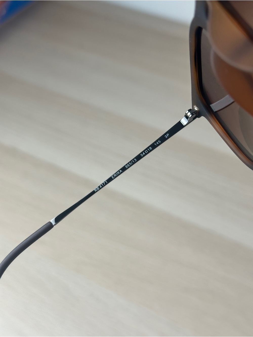 Ray-Ban Tortoise Frame Sunglasses with Brown Gradient Lenses - Picture 3 of 5